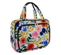 Borsa da toilette da appendere per donne, borsa per il trucco da viaggio del Ringraziamento in Turchia, organizer per cosmetici e articoli da toeletta per accessori essenziali da viaggio, Multicolore