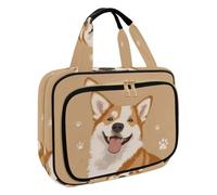 Borsa da toilette da appendere per donne, borsa per il trucco da viaggio del Ringraziamento in Turchia, organizer per cosmetici e articoli da toeletta per accessori essenziali da viaggio, Multicolore