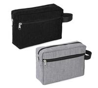 Borsa Da Toilette Da Uomo In 2 Pezzi, Borsa Da Toilette Da Viaggio, Borsa Da Toilette, Pochette Portatile, Borsa Da Doccia Da Uomo