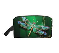 Borsa da toilette da viaggio Beauty Jewel Dragonfly Borsa da trucco da viaggio personalizzata Beauty Jewel Dragonfly Grande capacità con cerniera Borsa da toilette da viaggio portatile multistile, ide
