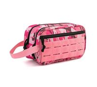 Borsa da toilette da viaggio Borsa da toilette for uomo igienica Astucci for attrezzi Kit barba piccolo bagno viaggio Borse for il trucco(Black)