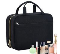 Borsa da toilette da viaggio - borsa da viaggio cosmetica | Borse per il trucco | Cosmetics per il trucco | Organizzatore per la cura della pelle | Organizzatore di trucco grande gancio impermeabile