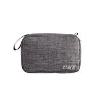 Borsa da toilette da viaggio Borsa for cosmetici da appendere for uomo e donna, organizer viaggio multifunzione for articoli toeletta, custodia for trucco, borsa for pieghevole for estetista(Gray)