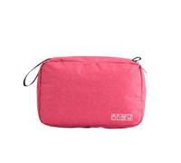 Borsa da toilette da viaggio Borsa for cosmetici da appendere for uomo e donna, organizer viaggio multifunzione for articoli toeletta, custodia for trucco, borsa for pieghevole for estetista(Rose Red)