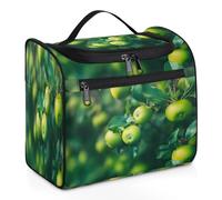 Borsa da toilette da viaggio con albero di mele per donne, uomini, bambini, ragazze, ragazzi, 11,2 l, grande borsa cosmetica da appendere borsa da bagno organizer per articoli da toeletta borsa da