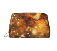 Borsa da toilette da viaggio con animali speciali Borsa cosmetica portatile impermeabile per donne e uomini Accessori da viaggio Borsa da bagno per le vacanze, Oro lucido., Taglia unica, Beauty case
