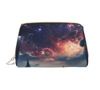 Borsa da toilette da viaggio con animali speciali Borsa cosmetica portatile impermeabile per donne e uomini Accessori da viaggio Borsa da bagno per le vacanze, Stelle spaziali, Taglia unica, Beauty