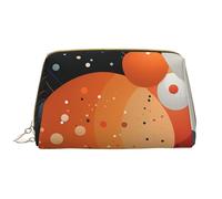 Borsa da toilette da viaggio con fagiano che cattura il cane, portatile, impermeabile, per donne e uomini, accessori da viaggio, borsa da bagno per vacanze, Pois bianchi, Taglia unica, Beauty case