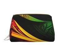 Borsa da toilette da viaggio con logo Year of The Tiger, portatile, impermeabile, per donne e uomini, accessori da viaggio, borsa da bagno per vacanze, Con Rosso e Giallo, Taglia unica, Beauty case