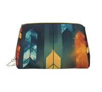 Borsa da toilette da viaggio con logo Year of The Tiger, portatile, impermeabile, per donne e uomini, accessori da viaggio, borsa da bagno per vacanze, Con motivo a freccia, Taglia unica, Beauty case