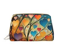 Borsa da toilette da viaggio con rami di pino borsa cosmetica portatile impermeabile per donne e uomini accessori da viaggio borsa da bagno per vacanze, Amore sotto il cielo notturno, Taglia unica,
