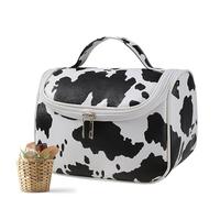 Borsa da toilette da viaggio,Custodia per organizer da viaggio con stampa | di | Custodia per trucco di grande capacità con manico portatile per shampoo da toeletta per la cura della pelle, regali di c