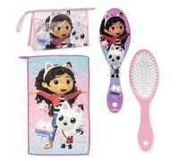 Borsa da toilette da viaggio Gabby s Dollhouse con pettine asciugamano e beauty