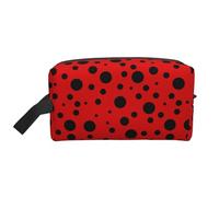 Borsa da Toilette da Viaggio Ladybug Borsa da Trucco da Viaggio Personalizzata Ladybug Grande capacità con Cerniera Borsa da Toilette da Viaggio Portatile Multistile, Idea Regalo per Uomini E Donne Bo