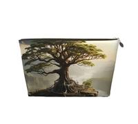 Borsa da toilette da viaggio per donne e uomini C'è una borsa per il trucco dell'albero Borse cosmetiche di grande capacità Borsa organizer cosmetica resistente all'acqua, Oro, Taglia unica, Astuccio