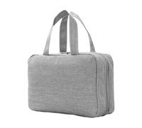 Borsa da toilette da viaggio per il trucco, organizzatore per il reclamo, portapennello, portapenne a rullo portatile con denuncia, custodia portatile pieghevole spaziabile 4 -in -1 per kit da