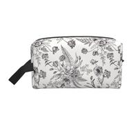 Borsa da toilette da viaggio per piante da giardino Borsa da trucco da viaggio personalizzata per piante da giardino Grande capacità con cerniera Borsa da toilette portatile multistile da viaggio, ide