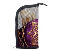 Borsa da toilette da viaggio,piccola borsa per il trucco,amore mandala viola cosmico,borsa per il trucco da donna