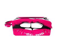 Borsa da toilette da viaggio,piccola borsa per il trucco,Bacio di leopardo astratto contemporaneo,borsa per il trucco da donna