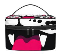 Borsa da toilette da viaggio,piccola borsa per il trucco,Bacio di leopardo astratto contemporaneo,borsa per il trucco da donna