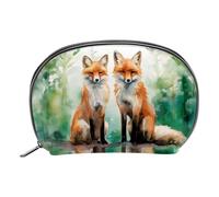 Borsa da toilette da viaggio,piccola borsa per il trucco,fiume di acqua di volpe,borsa per il trucco da donna
