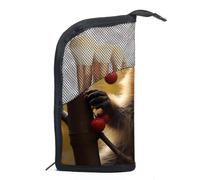 Borsa da toilette da viaggio,piccola borsa per il trucco,Frutto del panda rosso della foresta,borsa per il trucco da donna