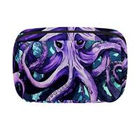 Borsa da toilette da viaggio,piccola borsa per il trucco,pesce diavolo dell'oceano,borsa per il trucco da donna