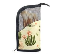 Borsa da toilette da viaggio,piccola borsa per il trucco,pianta verde coccodrillo,borsa per il trucco da donna