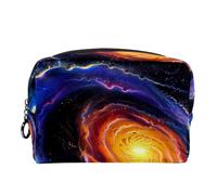 Borsa da toilette da viaggio,piccola borsa per il trucco,vortice dello spazio della natura cosmica,borsa per il trucco da donna