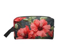 Borsa da toilette da viaggio portatile di grande capacità con motivo arabo indiano a quadri (modelli di stampa), borsa impermeabile per trucchi per uomini e donne, per viaggi d'affari, fitness, bagno