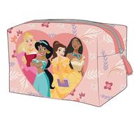 Beauty case da toilette da viaggio Princess Disney | Astuccio portatile per trucco e accessori per l'igiene con design delle principesse