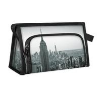 Borsa da toilette da viaggio USA Manhattan Sunrise per donne uomini ragazze ragazzi USA multifunzionale borsa per trucco borsa per il lavaggio articoli da toeletta cosmetici organizer borsa da doccia,