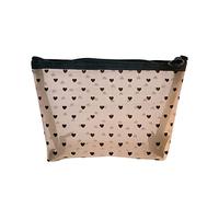 Borsa da toilette Donne Viaggia per il campeggio da toeletta per campeggio per trucco per la custodia per trucco con cerniera magazzino in maglia cosmetica a mesh trasparente (medio)