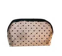 Borsa da toilette Donne Viaggia per il campeggio da toeletta per campeggio per trucco per la custodia per trucco con cerniera magazzino in maglia cosmetica a mesh trasparente (medio)