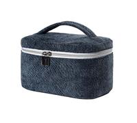 Borsa Da Toilette, For Il Trucco In Ciniglia, Organizer For La Casa, Design Con Cerniera, Comoda Trasportare Quando Si Esce(Color1)