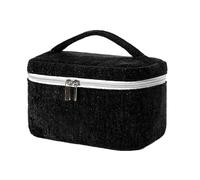 Borsa Da Toilette, For Il Trucco In Ciniglia, Organizer For La Casa, Design Con Cerniera, Comoda Trasportare Quando Si Esce(Color4)