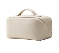 Borsa Da Toilette In Pelle PU, Custodia For Esterni, Con Design Della Maniglia, Cerniera In Lega, Comoda Trasportare Quando Si Esce(Color2)