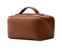 Borsa Da Toilette In Pelle PU, Custodia For Esterni, Con Design Della Maniglia, Cerniera In Lega, Comoda Trasportare Quando Si Esce(Color3)