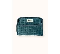Borsa da toilette in velluto, RAHANA Blu TU Fantasia