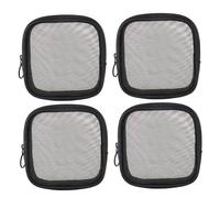 Borsa da toilette maglie da 4 pcs da 4, 5x1 pollici portatili portatili per carretta per cerniera in maglietta traspirante per carretta per carreggiata per borsetta