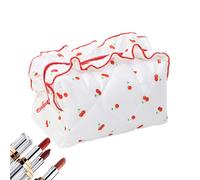 Borsa da toilette MateLased - borsa per trucco trapuntato, da toilette con busta floreale scossa | Elegante da toeletta, busta per trucco da viaggio portatile