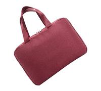Borsa da toilette multifunzionale da appendere per donne, salvaspazio, organizer per trucchi con scomparti trasparenti, borsa da viaggio trasparente, B, Taglia unica
