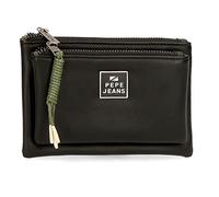 Borsa da toilette Pepe Jeans Bea Purse Nero 17x9x2 cm Pelle sintetica