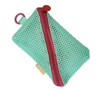 Borsa da toilette portatile Borse per monete in rete Borsa per cambio leggera e pratica Piccolo oggetto organizzato per la scuola o l'uso quotidiano Borse da viaggio da donna, Verde, Taglia unica