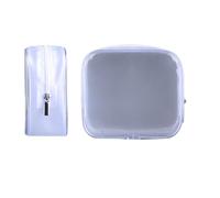 Borsa Da Toilette Portatile - Organizzatore Cosmetico Trasparente Con Cerniera | Grande Custodia Da Viaggio Impermeabile Per Trucco E Articoli Da Toeletta | Borsa Per Il Trucco A Prova Di Polvere Tras