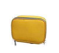 Borsa da toilette Solid Color Women Borse Makeup Zipper Grande sacchetto cosmetico Viaggia per la borsa da toilette BASSE FEMMA BASSO COSMETICO (blu)