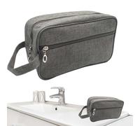 Borsa Da Toilette Sospesa Da Uomo - Borsa Da Toilette Da Viaggio Compatta Per Uomo | Borsa Da Barba Resistente All'acqua Con Tasche Con Manico E Cerniera | Organizer Per Borsa Da Toilette Con Kit