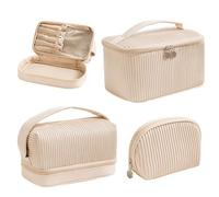 Borsa da toilette sospesa da viaggio - Borsa organizer per trucco, borsa da viaggio per la cultura di grande capacità, chiusura lampo, shampoo per la cura della pelle da donna e ragazza