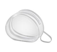 Borsa da toilette trasparente da viaggio, borsa portaoggetti portatile per reggiseno - Borsa portaoggetti per nastro pettorale - Borsa portaoggetti per adesivi per il seno impermeabile per spiaggia, p