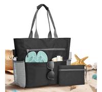 Borsa da tote spiaggia per spiaggia impermeabile con fodera impermeabile mantiene i tuoi oggetti al sicuro da sabbia e acqua per le donne in viaggio in viaggio per le vacanze in piscina Occhiali